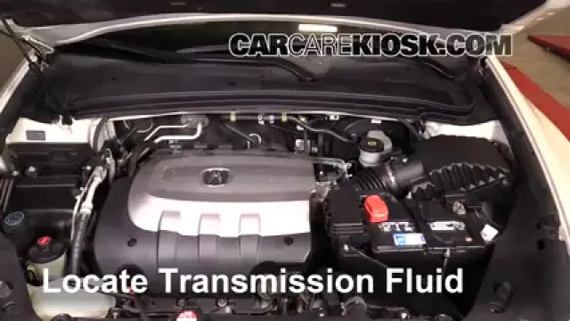 2010 Acura ZDX 3.7L V6 Líquido de transmisión Controlar nivel de líquido